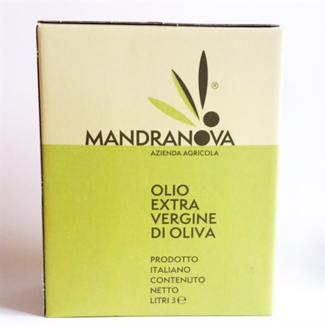 Mandranova  Extra jungfruolja från Sicilien<br>  3000 ml i bag in box  650 kr