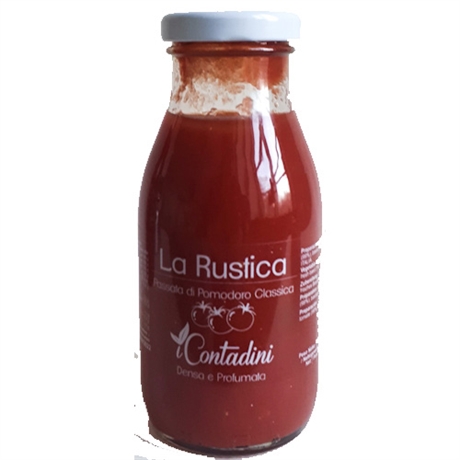 Rustico  Passata di pomodoro, passerade tomater med basilika. I Contadini. Apulien <br> 250 g 