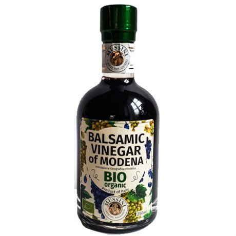 Ekologisk balsamvinäger, Aceto balsamico di Modena I.G.P, Mussini, Emilia Romana<br>250 ml