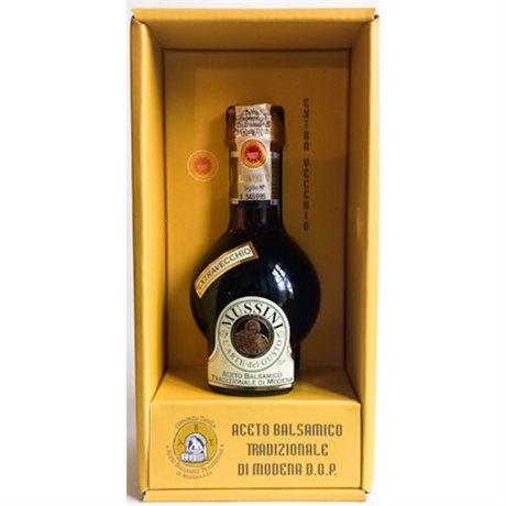 Aceto balsamico  tradizionale di Modena D.O.P.  extra vecchio  lagrad minst 25 år  från Mussini, Emilien <br>100 ml 