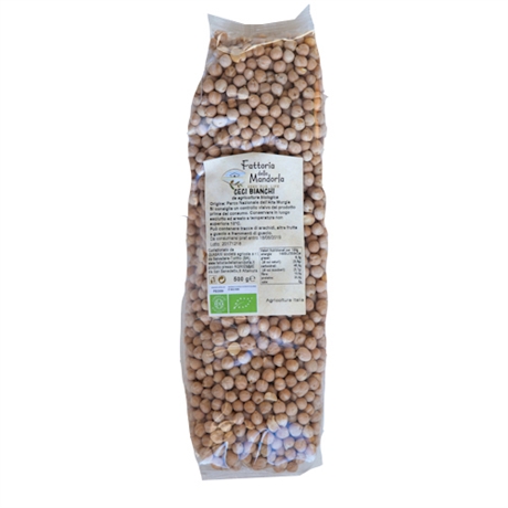 Ekologiska gula kikärter, Fattoria della Mandorla Apulien <br>500 g