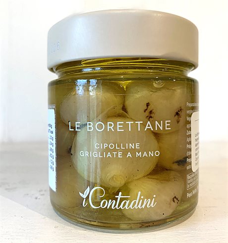 Le borettane, sötsura grillade lökar, I Contadini, Apulien. <br> 230 g
