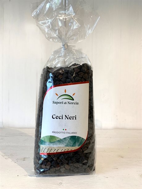 Ceci neri, svarta kikärter, Sapori di Norcia, Umbrien.<br> 500 g